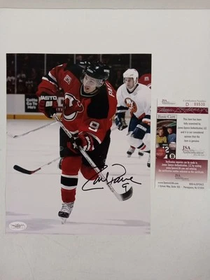Foto a todo color firmada por Zach Parise 8x10 JSA -# Foto 1 de 4