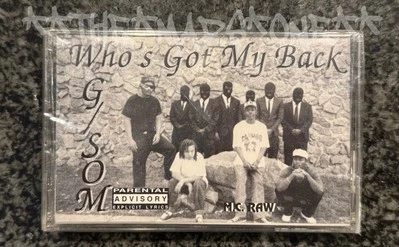 G/SOM G.S.O.M. GSOM  Who's Got My Back T2R3I4P5 Gold Tape Denver Colorado G-Funk - Image 1 of 3