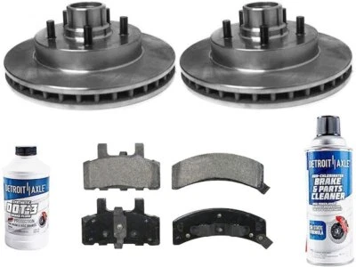 Kit de pastillas de freno y rotor delantero eje Detroit 84124BP 1996 para GMC Yukon 1995-1999 Foto 1 de 2