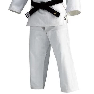Pantalones de tela MIZUNO JAPÓN JUDO Gi YUSHO 2015 tejido de sarga modelo 22JP5A7201 nuevos Foto 1 de 2