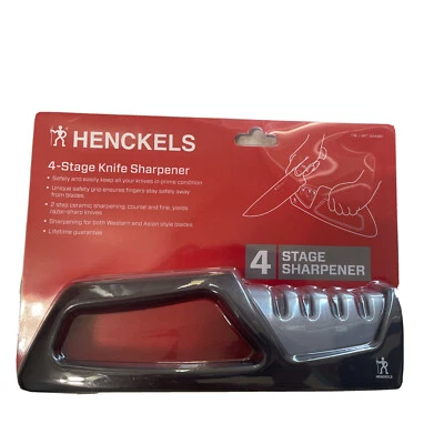 Henckels 4 Stage Knife Sharpener - Standard & Asian! New !! - Image 1 of 2