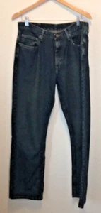 Pantalones de mezclilla Wrangler premium de ajuste relajado pierna recta talla 34 x 32 - Imagen 1 de 6