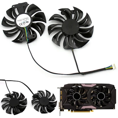GA91B2U Graphics Card Cooling Fan for Dataland PowerColor RX480 RX470 470D 580 - Image 1 of 4