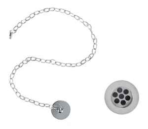 Burlington Lavabo Collegamento e Catena, Cromato, Stile Tradizionale W1 - Foto 1 di 2