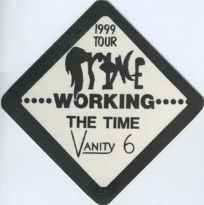 PRINCE 1982 ""1999" TOUR DOBLE BACKSTAGE PASE con THE TIME - Imagen 1 de 1