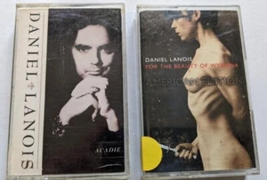 DANIEL LANOIS Acadie 1989 Beauty of Wynona 1993 Two Audio Cassette Tape Lot - Picture 1 of 3