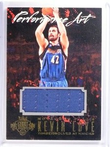 2014-15 Court Kings Kevin Love Performance Art Jersey #D145/149 #1