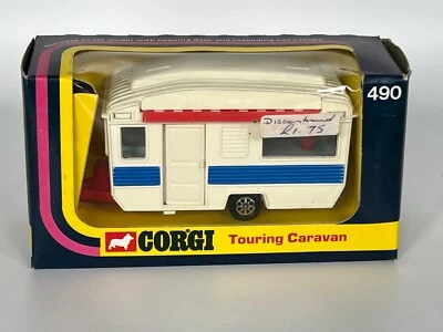 Corgi 490 Touring Caravan Very Good Condition In Box 1975 - Image 1 of 4