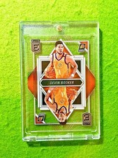 DEVIN BOOKER CLEAR CARD JERSEY #1 SUNS SP 2021-22 Panini Elite DECK Devin Booker