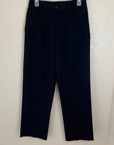 Zara Men's Small Black Classic Chino Dress Pants Wide Leg Loose Fitted NEW - Bild 1 von 10