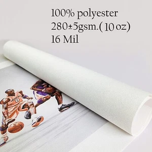 Polyester Canvas Roll 60in x 40ft Waterproof Matte Inkjet Canvas--white - Picture 1 of 7