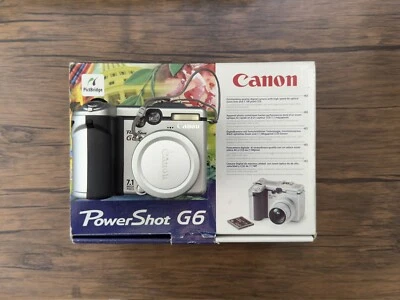 Canon Powershot G6 Digitalkamera Silber Mit OVP - Bild 1 von 4