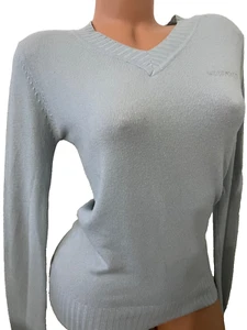 B8 ESPRIT Azul Manga Larga Pullover Tejido Suéter Top Talla M - Imagen 1 de 2