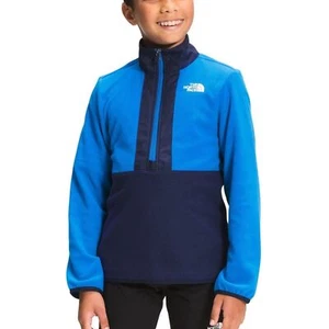 THE NORTH FACE Glacier 1/4 Zip Jacket, Hero Blue, sweater Boy Size 6 - Picture 1 of 10