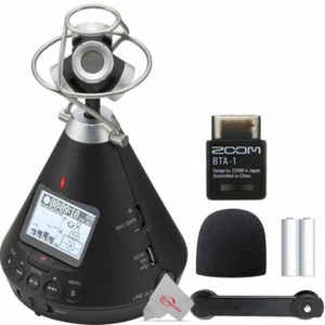 Práctica grabadora de audio Zoom H3 VR con matriz de micrófonos Ambisonics + adaptador Bluetooth - Imagen 1 de 4