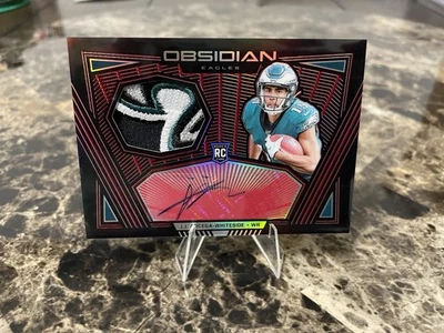 2019 Panini Obsidian /10 Electric Etch Red JJ Arcega-Whiteside Eagles RPA Rookie - Image 1 of 4