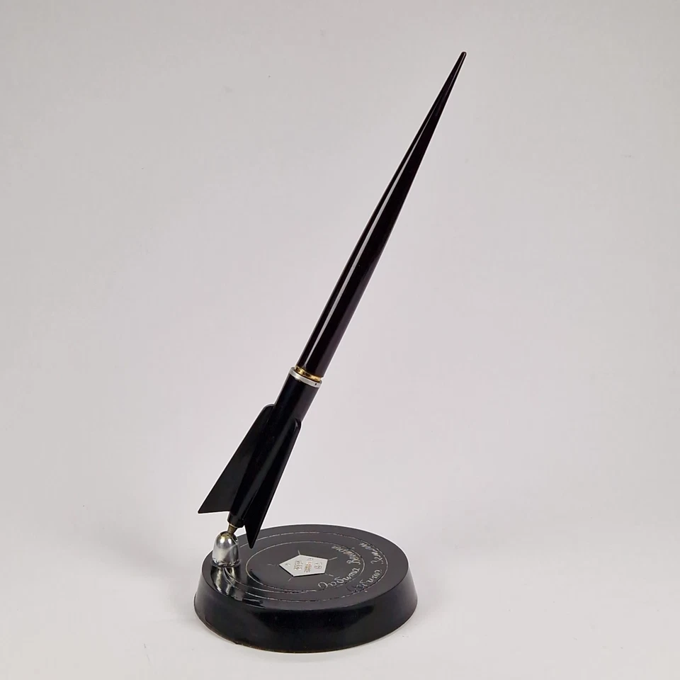 Винтажная советская чернильная перьевая ручка ракета Венера орбита Земли 1961 космическая программа СССР - Изображение 1 из 4