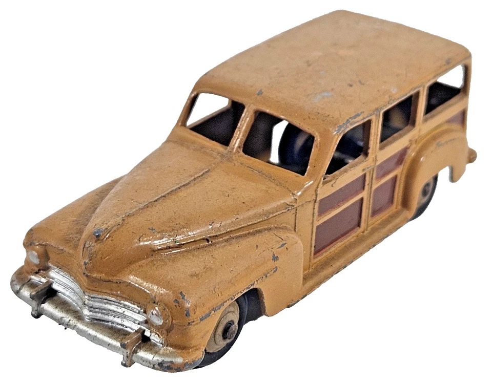 DINKY TOYS 27f 344 PLYMOUTH WOODY ESTATE VERSIÓN RUEDA CREMA SIN CAJA Diecast Foto 1 de 4