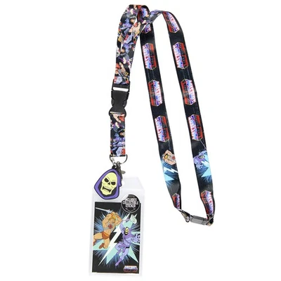 He-Man Masters of the Universe ID Lanyard porta insignia con esqueleto de goma Foto 1 de 4