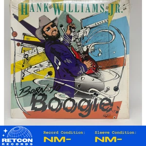 Hank Williams Jr. - Born To Boogie Vinyl LP Near Mint (NM or M-)/Near Mint (NM o - Picture 1 of 3