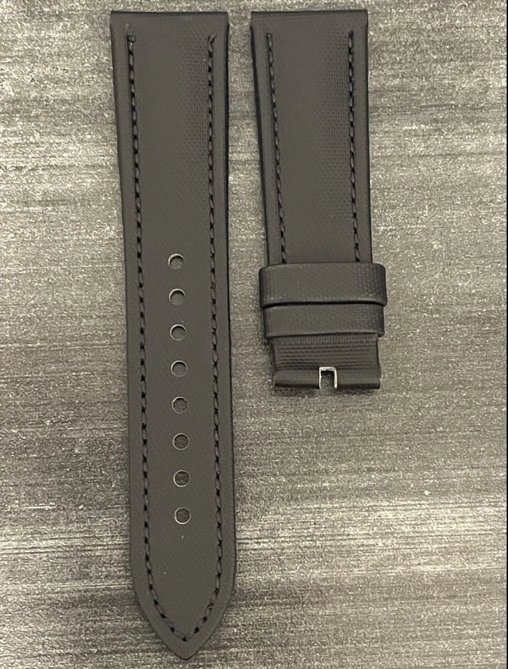 Authentic Blancpain Fifty Fathoms 23mm x 20mm Black Sailcloth Watch Strap OEM - Image 1 of 3