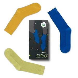 Unisex Crew Length Socks - 100% Organic Pure Soft Cotton | Multicolour & Tren... - Picture 1 of 7