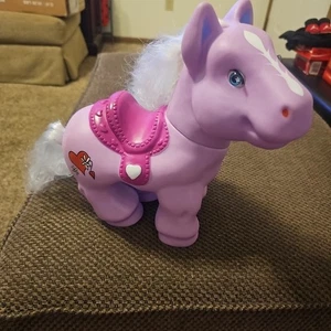 My Little Pony Cabbage Patch Kids 11" Horse Purple W/ Pink Saddle & Braided Hair - Picture 1 of 16