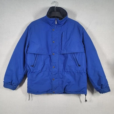 The North Face Jacket Men's M Blue Full Zip Hooded Insulated Outdoor - Image 1 of 4