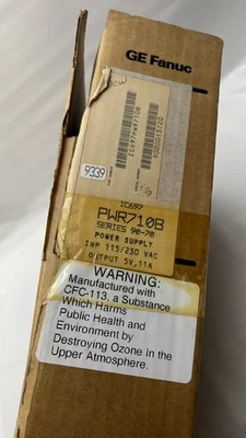 FUENTE DE ALIMENTACIÓN PWR710B GE FANUC IC697PWR710B SERIE IC697 90-70 115/230 VAC Foto 1 de 4