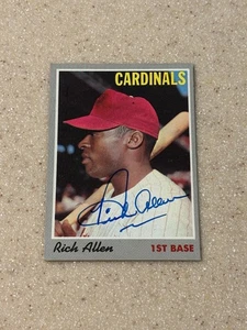 1970 Topps #40 Dick Allen signed card * Rich * Richie * - Picture 1 of 1