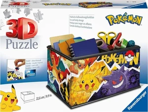Ravensburger 3D 216 Teile Aufbewahrungsbox Puzzle Pokemon - Bild 1 von 2