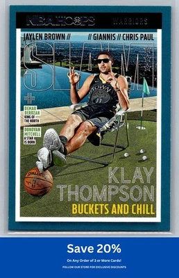 Aros Klay Thompson 2021-22 #SLAM 215 Slam Golden State Warriors K48 Foto 1 de 2