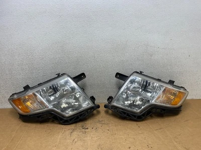 2007 2008 2009 2010 Ford Edge Headlights Left+Right Side Set Halogen T2187 DW - Image 1 of 4