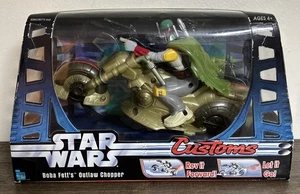 Star Wars Boba Fett Outlaw Chopper Hasbro Rev It Forward Motorcycle NEW - Bild 1 von 6