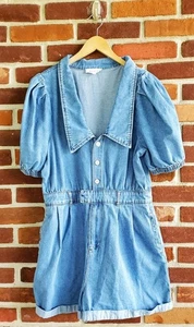 Mable Jeans Strampler LARGE Top blau Punktkragen - Bild 1 von 11