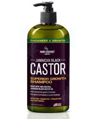 Champú de ricino negro jamaicano Hair Chemist Superior Growth 33,8 oz Foto 1 de 3
