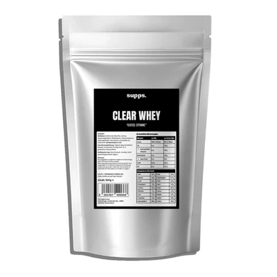 Clear Whey Protein Eistee Zitrone , 500g, 20 Portionen, Muskelaufbau & Fitness - Bild 1 von 4