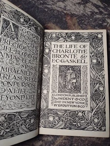 The Life of Charlotte Bronte by E.C. Gaskell -Hardcover Circa 1908 Literature - Picture 1 of 16