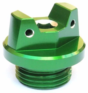 MotoSculpt Oil Fill Cap Plug for Kawasaki KFX450R KLX450R - GREEN - Picture 1 of 1