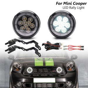 Luz antiniebla DRL Halo Rally Driving LED negra para Mini Countryman R60 Paceman R61 - Imagen 1 de 14