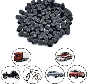 20 pcs Tyre Valve Dust Caps Car Bike Motorcycle Red Blue Yellow Green - Picture 1 of 8