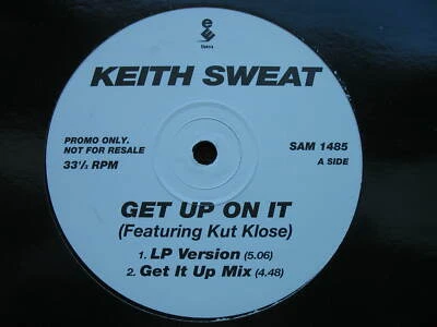 KEITH SWEAT-GET UP ON IT. 1994 4 TRACK PROMO 12" SINGLE. HIP HOP RnB SWING. EX - Image 1 of 2