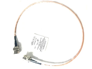 Partia 5x AMPHENOL BNC męski do BNC męski 18" 50 Ohm RG-316 miedź 115101-01-18,00 - Zdjęcie 1 z 3