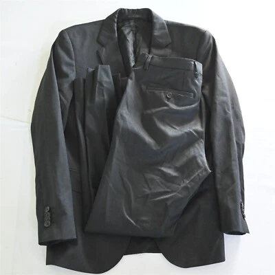 Hugo Boss 38S 30x30 Gray 100% Super 110s Wool The James4/Sharp6 Mens Suit - Image 1 of 4