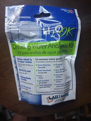 LabTech H2O OK Drinking Water Analysis Kit NEW. Made In the USA - Image 1 of 2