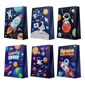 Space Goodie Bags, 24 Pcs Space Party Theme Favor Bags Set Space Party Bags - Picture 1 of 14