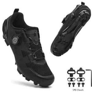Professional MTB Cycling Shoes Men's Racing Speed Road Bicycle Sneakers SPD-SL - Picture 1 of 21