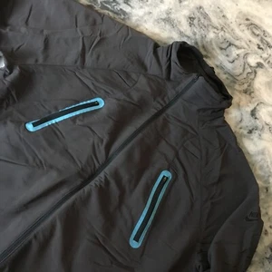 NIKE AIR TN Herren Full Zip Thermo Anthrazit Grau Blau Training Mantel Jacke XL - Bild 1 von 12