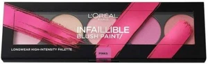 L'oreal Infallible Palette - BLUSH PAINT THE PINKS - Picture 1 of 1