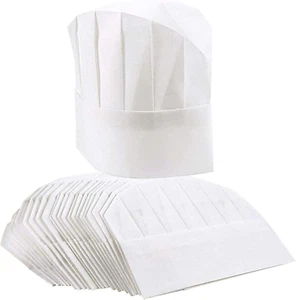 24 Pack Chef Hats for Kids, Adults - Bulk Adjustable Disposable Bakery Hats for - Picture 1 of 12